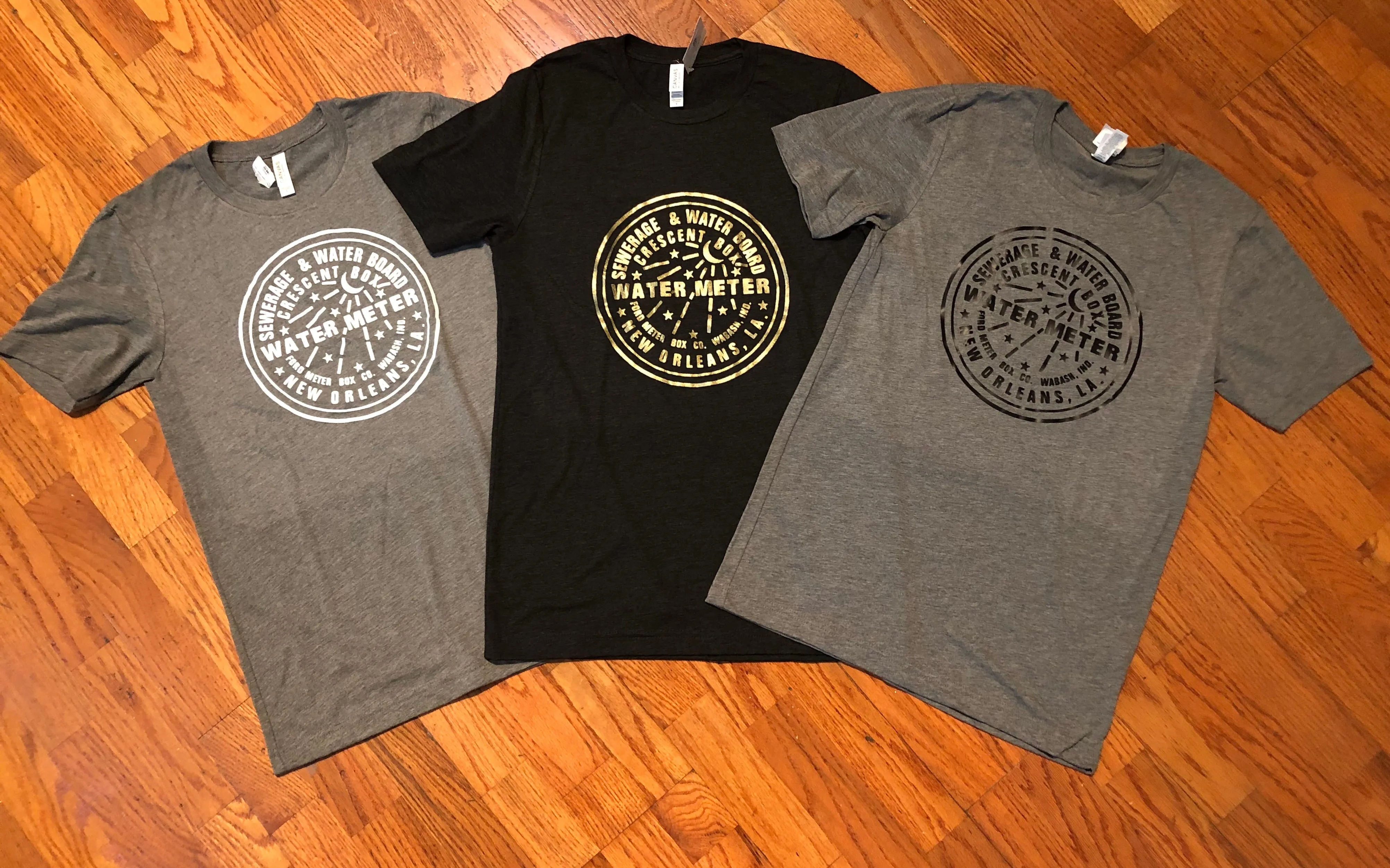 13759 NOLA Water Meter, Unisex Track Shirt