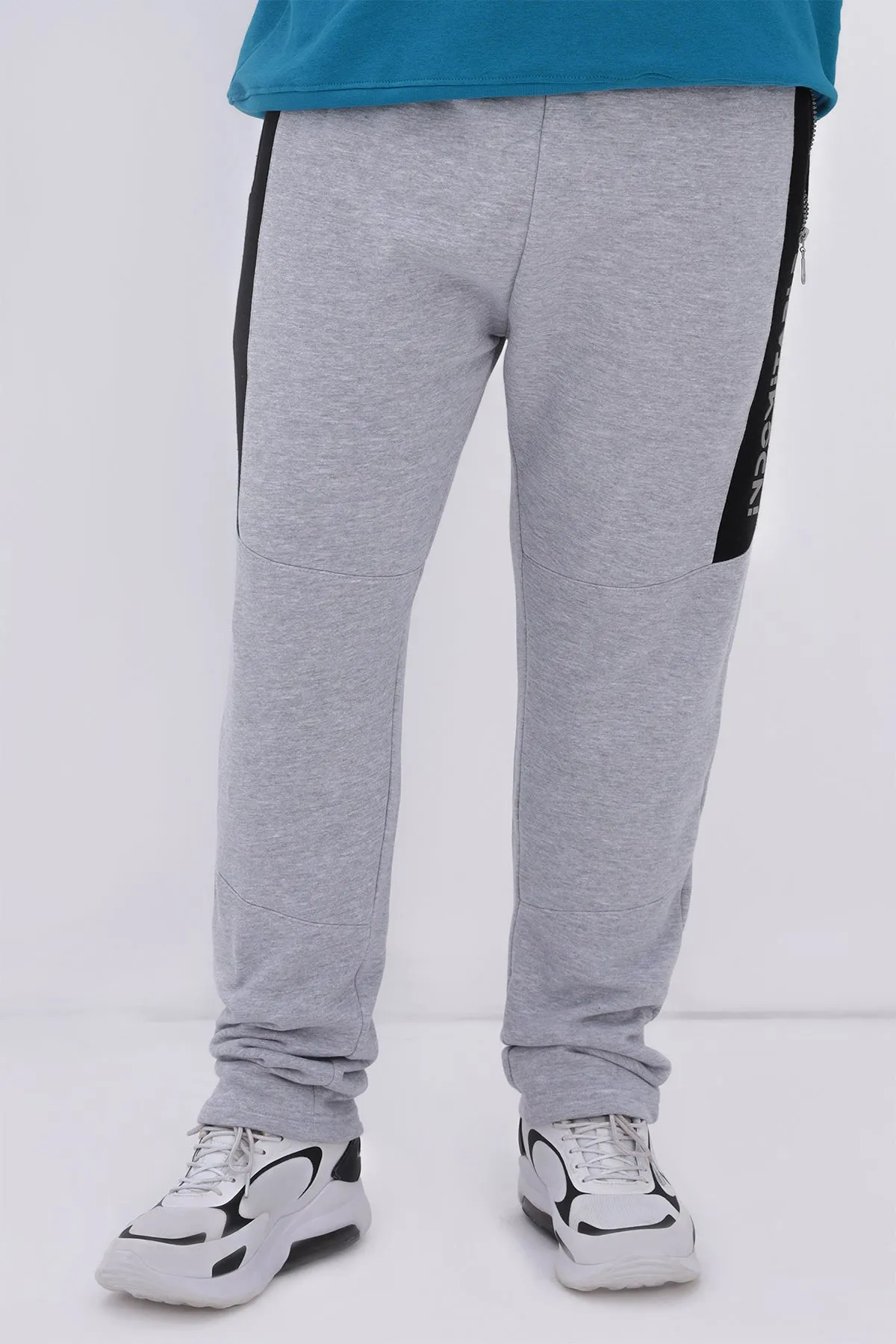 Indomitable Heather Gray Trouser (Plus Size) - W22 - MTR078P