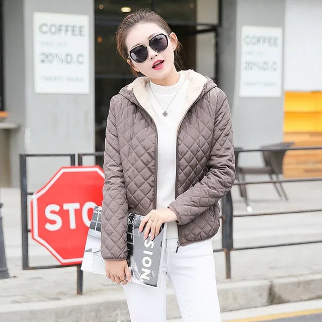 New Parkas basic jackets Female