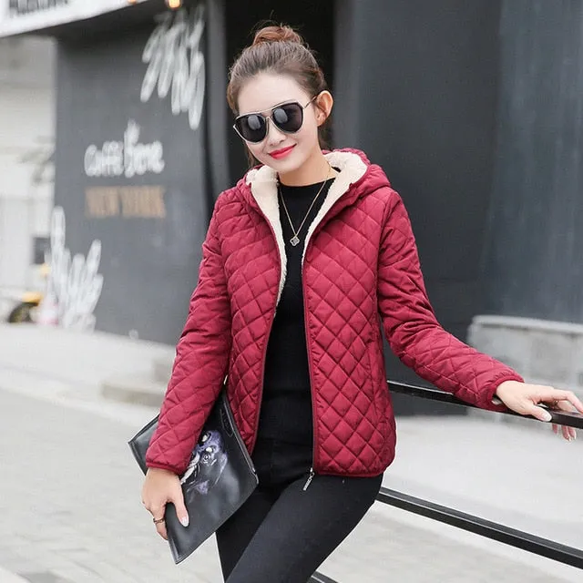 New Parkas basic jackets Female
