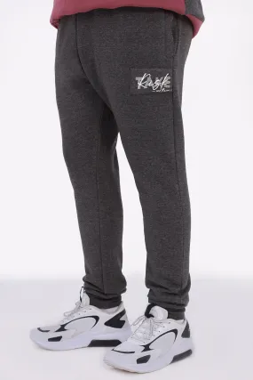 Take Risk Charcoal Jogger Pants (Plus Size) - W22 - MTR077P
