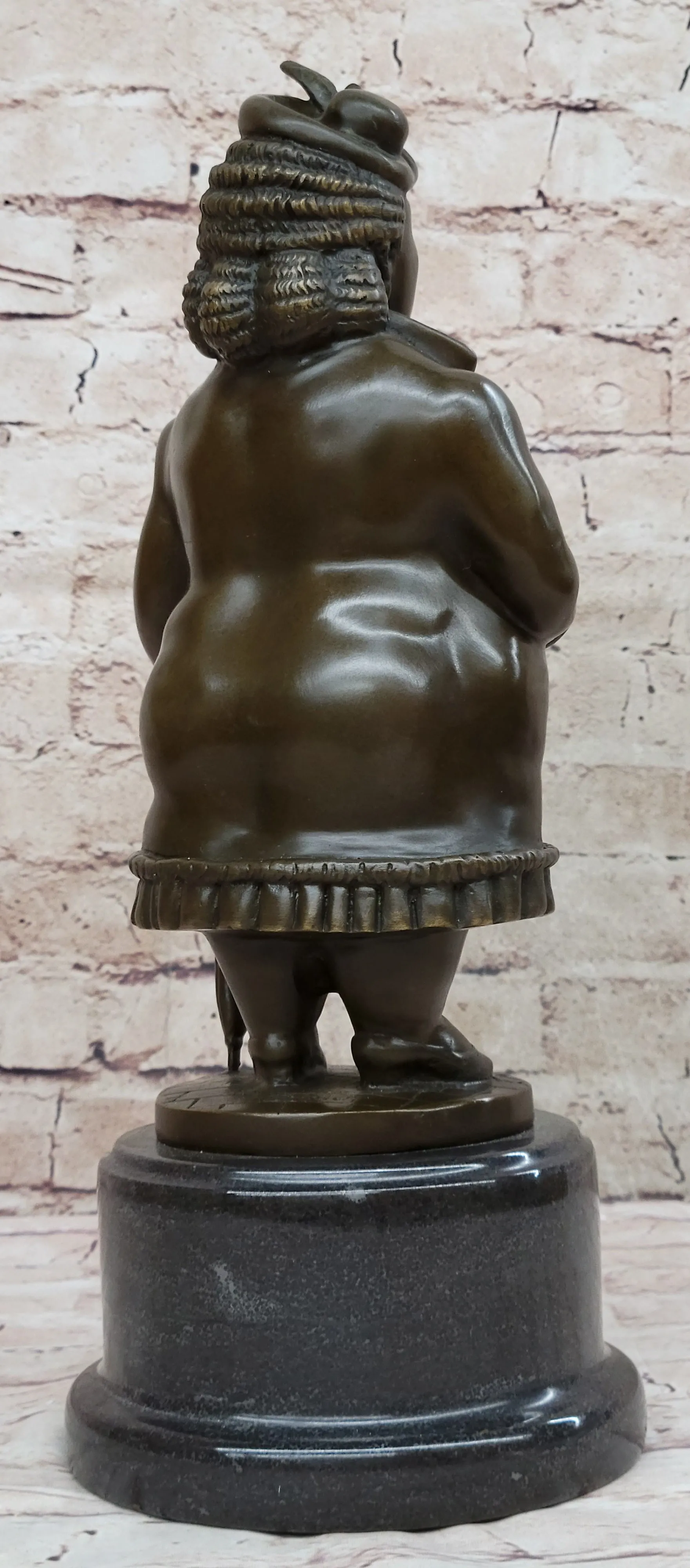 Woman with Umbrella Abstract Bronze Sculpture Statue Art Fernando Botero